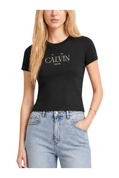 Calvin Klein Γυναικείο T-shirt Μαύρο LV047G806G-UB1