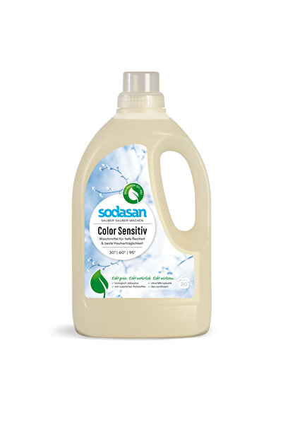 Sodasan Detergent lichid pentru rufe colorate sensitiv 1.5l