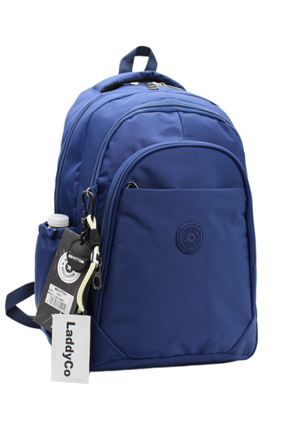 LaddyCo Daily School Backpack Waterproof Fabric Unisex School Bag 1650 Satin ...