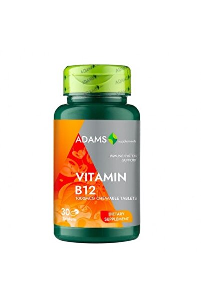 Adams Vision Vitamina B12 1000 mcg x 30 comprimate masticabile