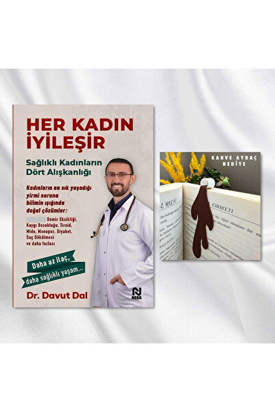Nesil Yayınları HER KADIN İYİLEŞİR / DÖKÜLEN KAHVE FİGÜRLÜ KİTAP AYRACI HEDİYE