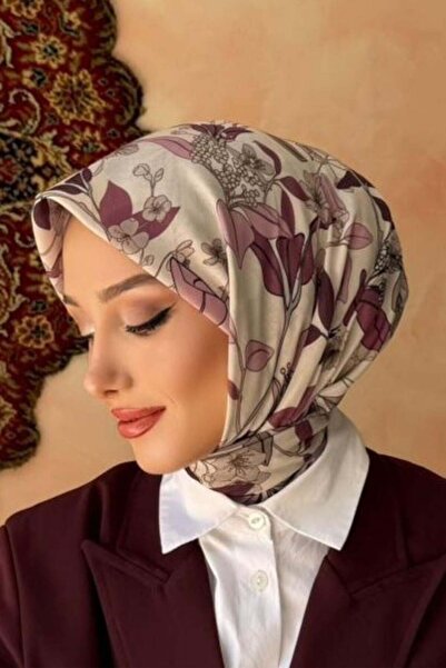 Şulemoda Giyim وشاح بلومينج بلون البرقوق