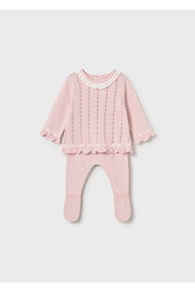 MAYORAL Baby Girl Knitted Booties Top and Bottom Set 1594