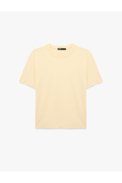 Koton Cotton Regular Fit Crew Neck Short Sleeve Basic T-Shirt