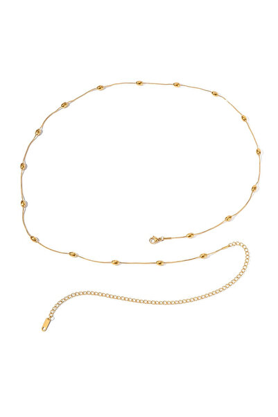 Eluna Golden Body Chain - Women's Waist Chain