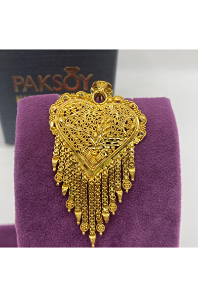 paksoy kuyumculuk 22 Ayar Altın Kolye Ucu Hint Akıtma 11.03gr - Z00146