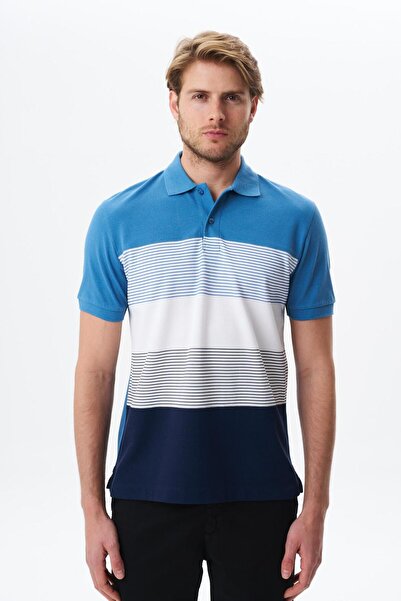 Arma Ar-Ma Men's Polo Collar T-Shirt Without Print Basic Regular Fit Double C...