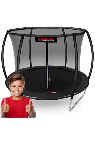 Neo-Sport Trambulină de grădină profilată de 10ft/312cm cu plasă internă