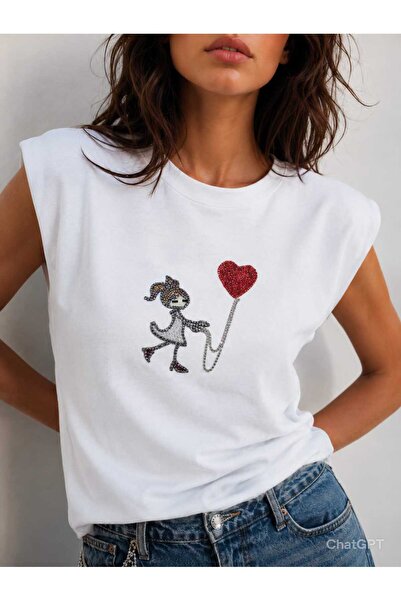 Yumey Stone Embroidered T-Shirt