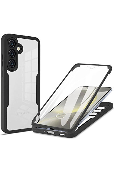 Techsuit ColorVerse 360 Πλήρους Κάλυψης Σιλικόνης Μαύρο (Galaxy S25)