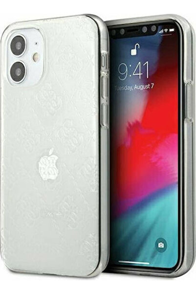 Guess Πίσω Κάλυμμα Πλαστικό Διαφανές (iPhone 12 mini) Κωδικός: GUHCP12S3D4GTR