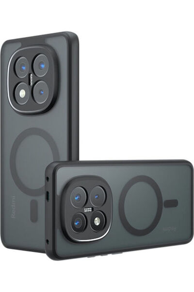 Techsuit Πίσω Κάλυμμα Σιλικόνης Μαύρο (Redmi Note 14 Pro 5G / Poco X7)