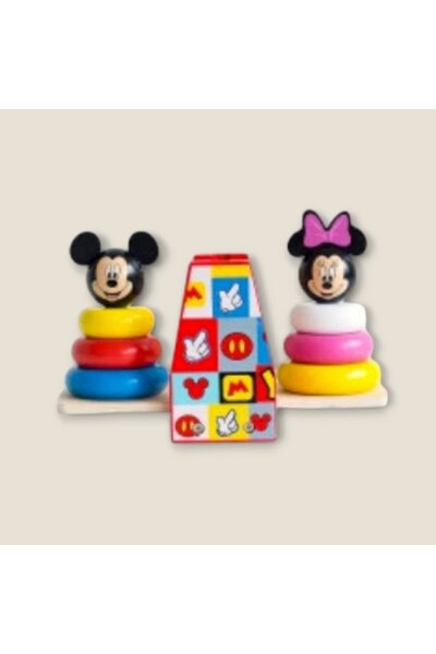 Tooky Toy Ξύλινη ζυγαριά ισορροπίας Μίκυ & Μίνι από 1+ ετών