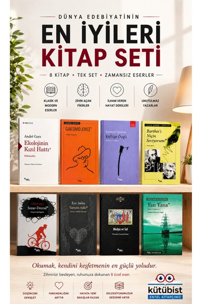 Sel Yayıncılık Philosophy and Thought Books Set 8 Books in One Set • Mind-Ope...