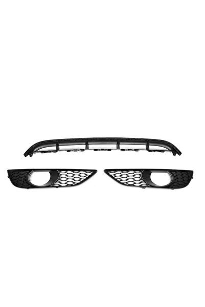 OEM Set de grile pentru bara de protecție față Audi Q7 4L Lift 2010-2015 QUAR...
