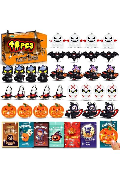 OEM Set de Brelocuri de Halloween 46 de Bucăți Breloce cu 6 Tipuri Breloace P...
