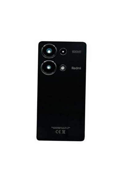 Yedcom Xia omi Uyumlu Redmi Note 13 Pro 4G Siyah Kamera Camlı Arka Pil Kapağı...