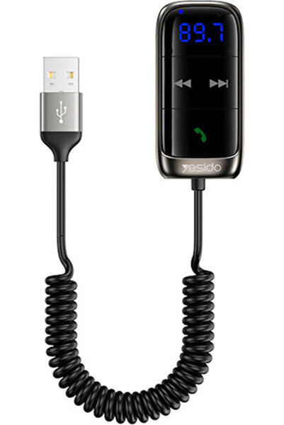 Yesido Πομπός FM Αυτοκινήτου με Bluetooth / USB Κωδικός: 158952