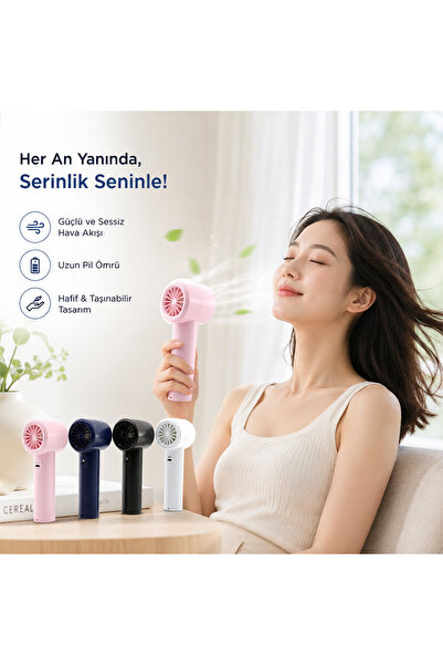 Greathings DINAMIC WX-638 MİNİ EL FANI RENKİ ( AYARLANABİLİR HIZ AYARI ) ( Dİ...