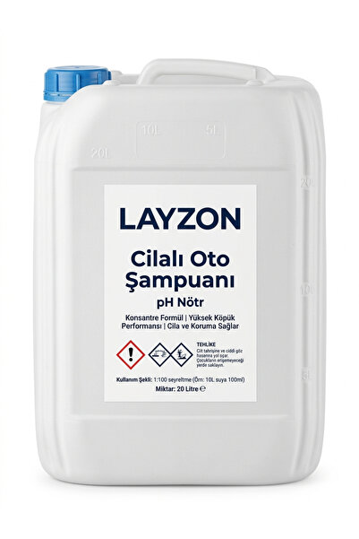 Cilalı Oto Şampuanı 20 Litre Konsantre