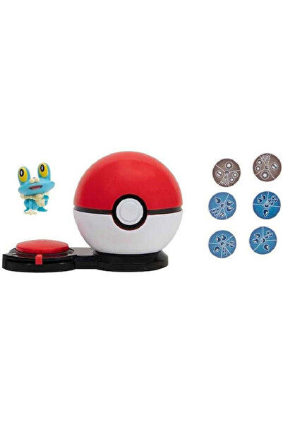 Jazwares Σετ Παιχνιδιού Pokemon Έκπληξη Επίθεσης 1 Φιγούρα Froakie & Poke Bal...