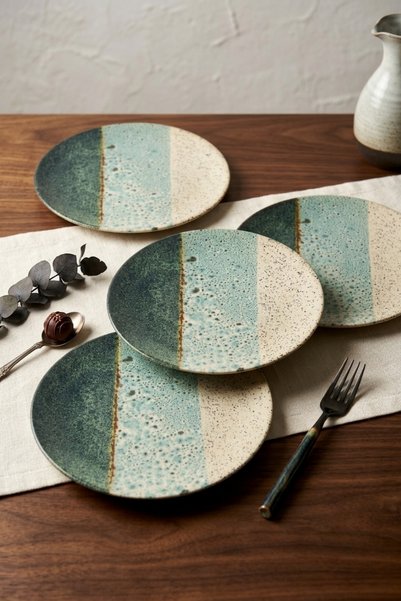 Keramika Wave Pasta Tatlı Tabağı 20cm 4 Adet
