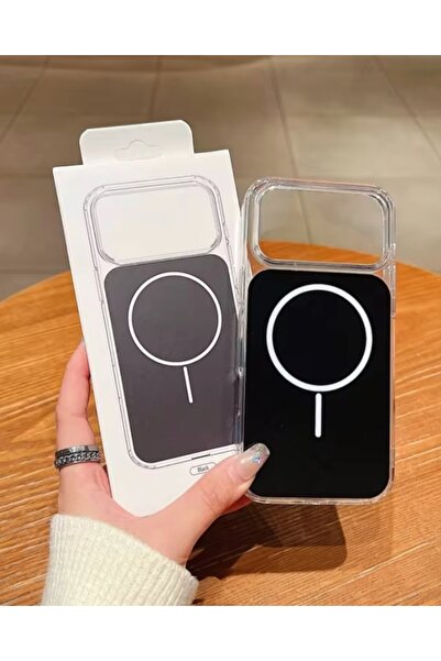 KILIF HOUSE Iphone 16 Pro Uyumlu Hibrit Renkli Tasarımlı Şeffaf Kenarlı Magsa...