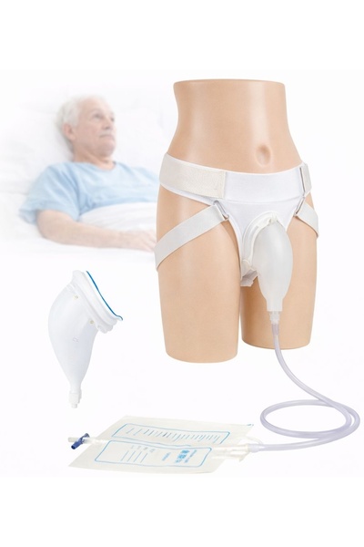 Koopsio Kit incontinenta urinara pentru barbati seniori, Koopsio, sistem de c...