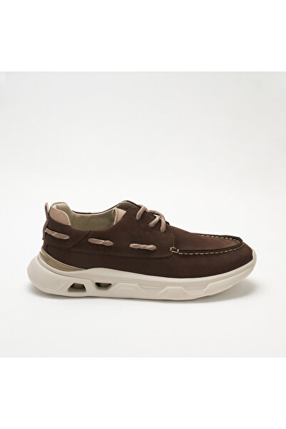 John May Men's Sneaker Og-2410 034-132 T-Label90 Brown Nubuck-Beige Calf Suede