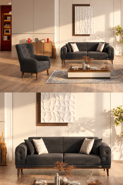 İYENA HOME LİVİNG Candy 2+1 Sırt Mekanizmalı Modern Koltuk Takımı