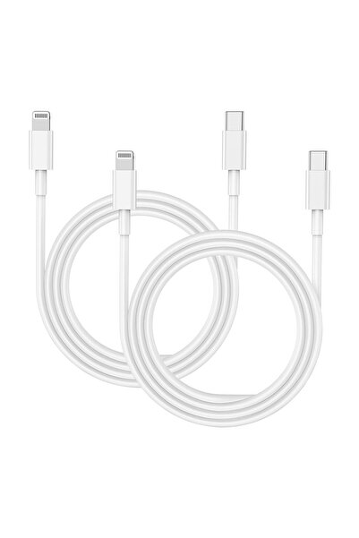 OEM Pachet de 2 cabluri USB C la Lightning, 2M, cablu de încărcare iPhone, ce...
