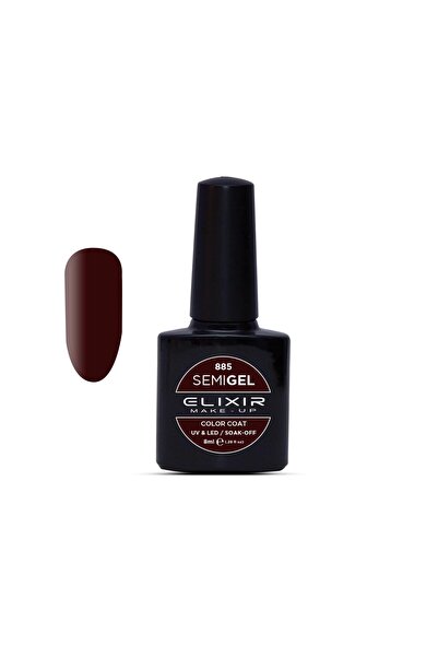 Elixir SEMI GEL (ΗΜΙΜΟΝΙΜΟ ΒΕΡΝΙΚΙ) - 885 (MERLOT) 8ML