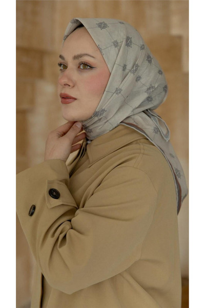 locella Lo'cella Pamuklu Soft Eşarp 4568-3 Taş