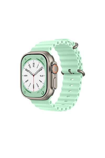 Generic Brand Watch 38mm ocean band - light green