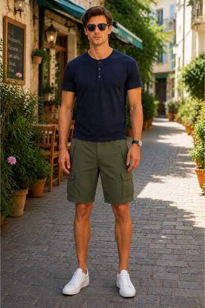 ALEXANDERGARDI Outdoor Kargo Şort Trekking Bermuda