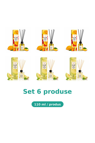 Golf Set 6 Produse Golf, Mix 3x Mango, 3x Melon