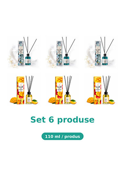 Golf Set 6 Produse Golf, Mix 3x Angel, 3x Mango