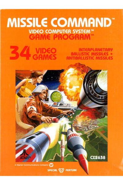 ATARI Μίσιλ Κόμαντ 2600 Παιχνίδι (Μεταχειρισμένο)