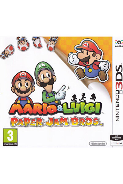 Nintendo Μάριο & Λουίτζι: Πάπερ Τζαμ 3DS Παιχνίδι (Μεταχειρισμένο)