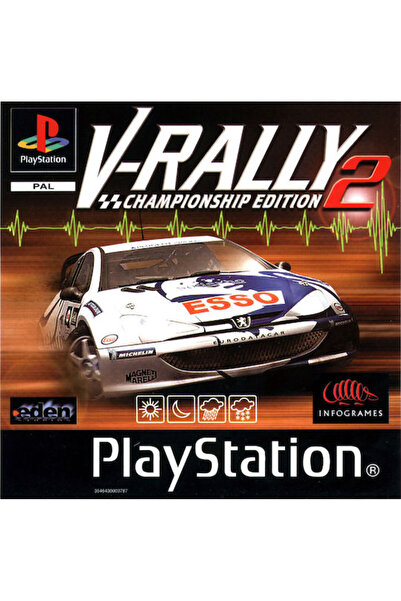 Other V-Rally 2: Έκδοση Πρωταθλήματος Παιχνίδι PS1 (Μεταχειρισμένο)