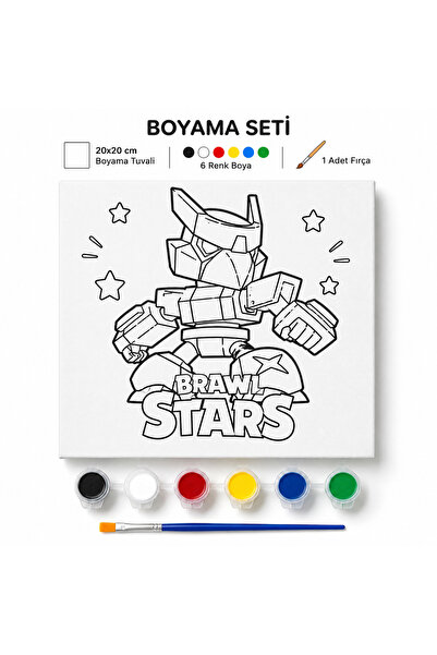 Luniva BRAWL STARS BOYAMA SETİ
