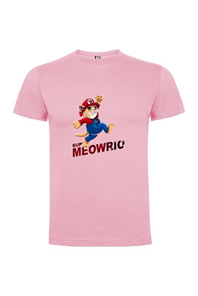iLovePrints Mario Meow Cap Tshirt