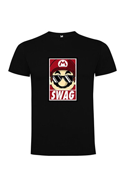 iLovePrints Mario's Swag Portrait Tshirt