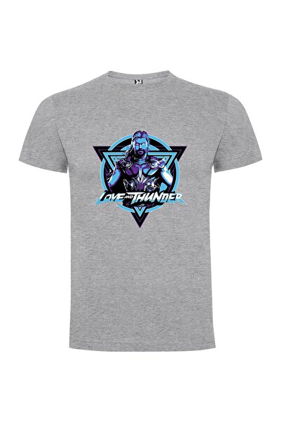 iLovePrints Love & Thunder: Stanced or Marvel's Thunder God Tshirt