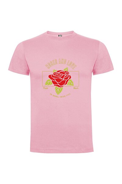 iLovePrints Neon Roses Love Story Tshirt