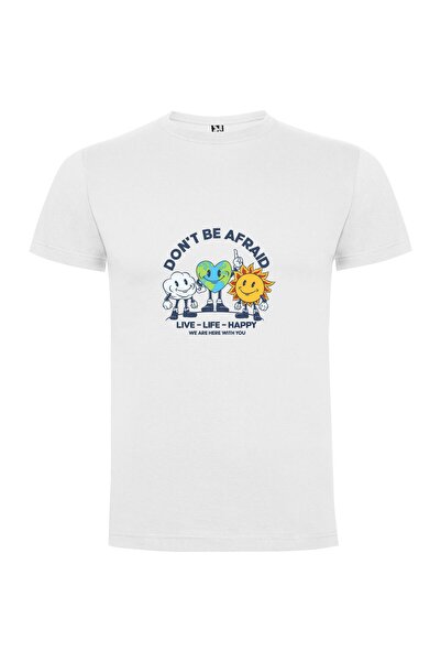 iLovePrints Fearless Happy Life Tee Tshirt