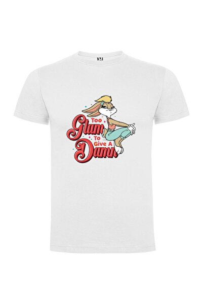 iLovePrints Glitzy Bunny Attitude Tshirt