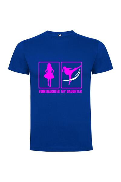 iLovePrints Pink Karate Daughter Rendition Tshirt