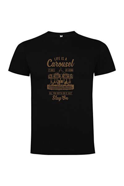 iLovePrints Life Carousel: Up & Down Tshirt