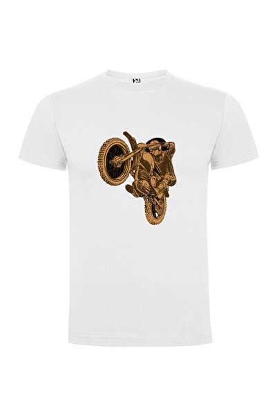 iLovePrints Dirt-Drifting Motorcycle Maverick Tshirt